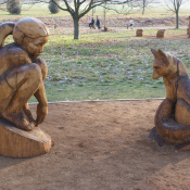 Regents park 'Fox and the Girl'